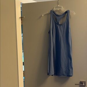Athleta Blue Racerback light blue sun Dress L